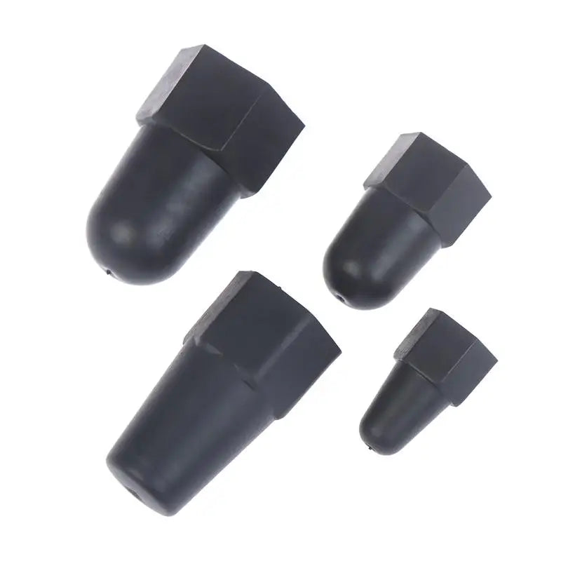 New 10PCS Lengthen Nut Cap Hexagonal Nut M6 M8 M10 M12PE Plastic Nut Protection Caps Hex Screw Protective Sleeve