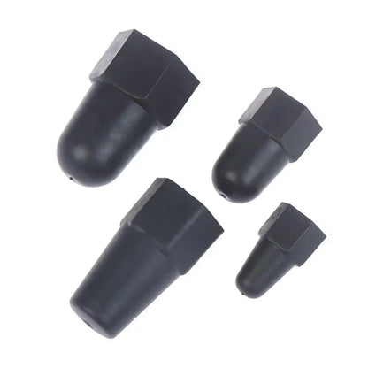 New 10PCS Lengthen Nut Cap Hexagonal Nut M6 M8 M10 M12PE Plastic Nut Protection Caps Hex Screw Protective Sleeve