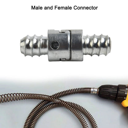 2pcs8543453 16mm Male And 35413Female Dredge 35424Cleaning845345Spring 4354354Connector 8735434For Electric Drill