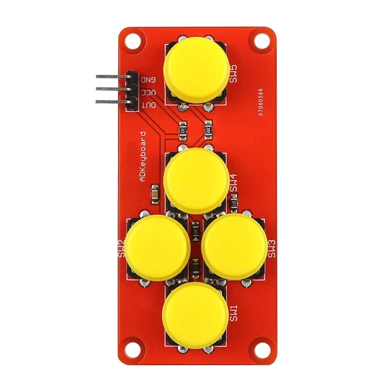 AD Keyboard Simulated Five-Key Analog Button Module for Arduino Sensor Expansion