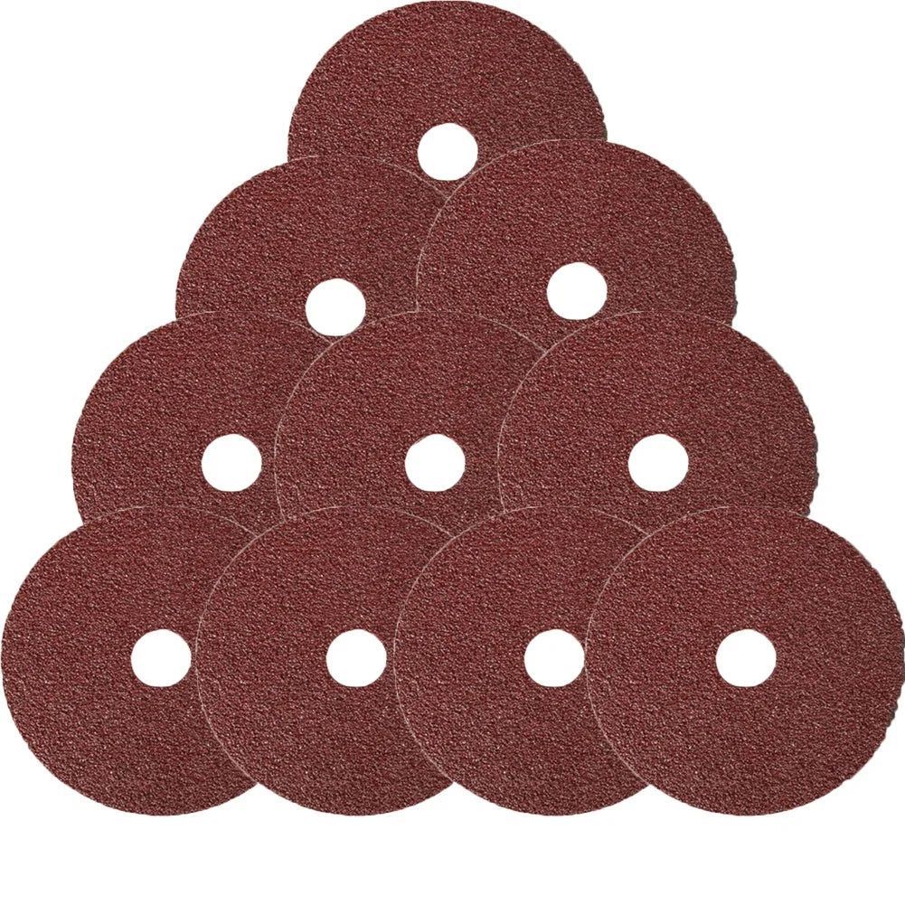 10PCS 4 Inch Resin Fiber Grinding Sanding Discs For Angle Grinder  Abrasive Tool 100mm Diameter 24#-120# Polishing Dic Grinding