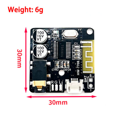 Bluetooth 5.0 Audio Receiver MP3 Decoder Board with Car Speaker Amplifier 4.1