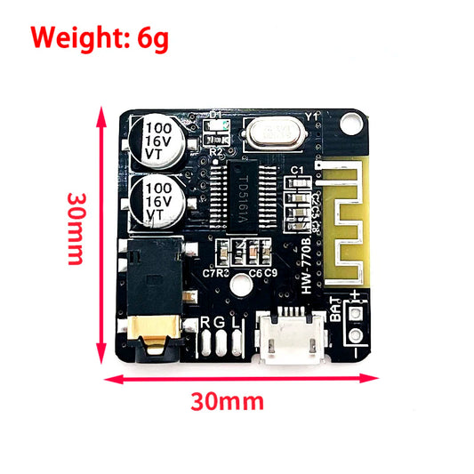 Bluetooth 5.0 Audio Receiver MP3 Decoder Board with Car Speaker Amplifier 4.1