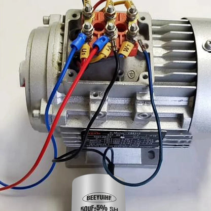 CBB60 Motor Start Capacitor 6µF–60µF 450VAC 50/60Hz with M8 Screw