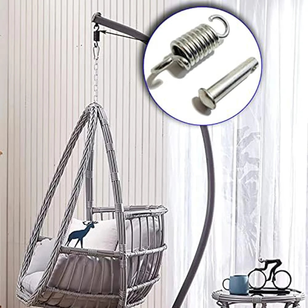 Steel Swing Springs Heavy Duty Swing Hangers For Porch Swings Uniform Suspension Easy Installation Premium Spring Steel