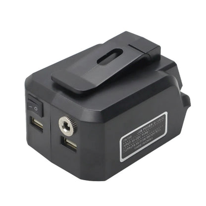 MK18B Battery Adapter For 18V Li-Ion USB Charger 12V DC Output Connector For Heated Jackets And Handbags Battery Adapter