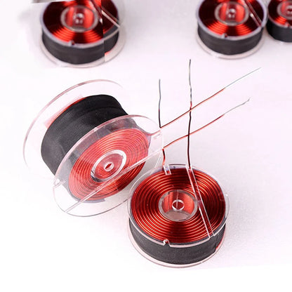 0.8mm Oxygen-Free Copper Air Core Inductor Coil for Speaker Crossover HiFi Car Audio Frequency Divider 0.3mH–3.0mH