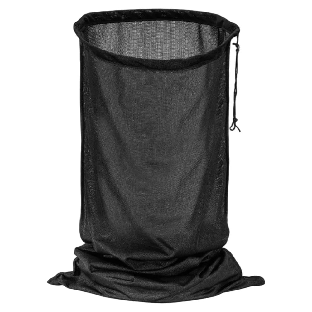 Wood Chipper Collection Bag 24x48 with Heavy Duty Plastic and Double Rope Lock for Long Term Use in For Leaf Mulching