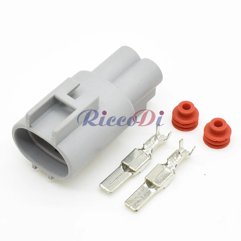 2 Pin Waterproof Electronic Fan Connector Plug Male Female for Toyota Ford Focus Mazda Haima 176142-2 76143-6