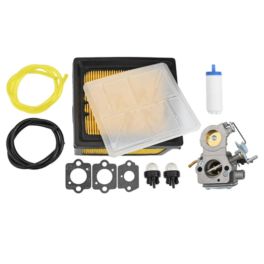 Air Filter Kit Carburetor Kit Tool Maintenance Outdoor Equipment Repair 11 Piece Set Easy Installation Process