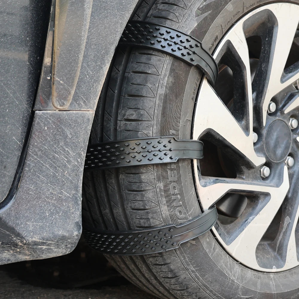 10/1Pcs Anti Skid Snow Chains Car Winter Tire Wheels Chain Winter Outdoor Snow Tire Emergency Anti-Skid Auto Accessories