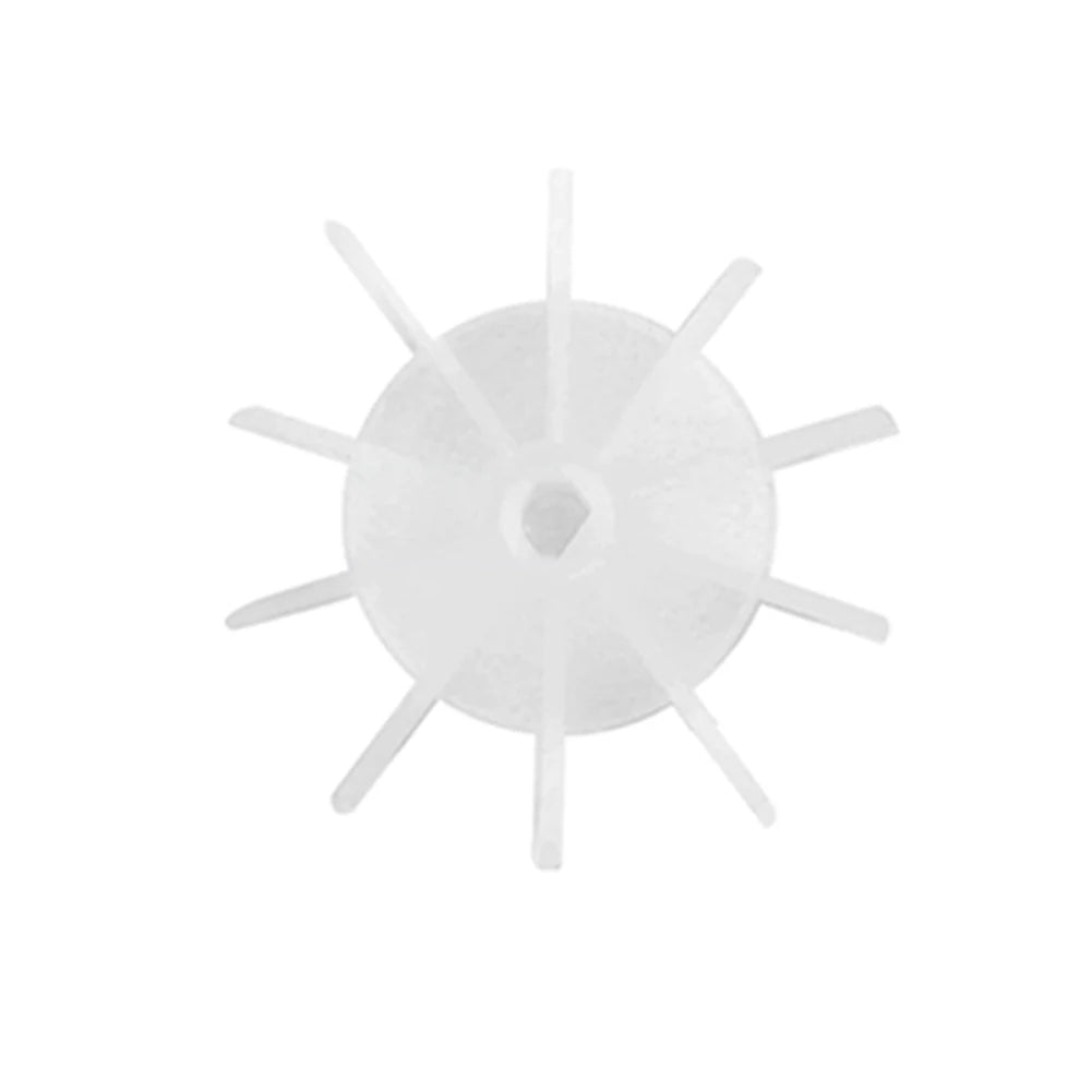 Plastic Replacement Fan Blade for Air Compressor Compatible with Direct Online Motor Features Low Noise and Stable Structure