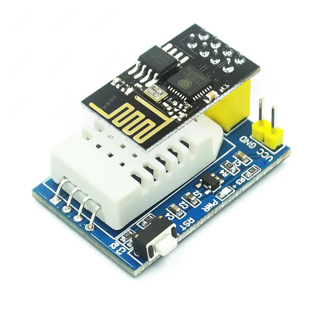 ESP8266 ESP-01/ESP-01S WiFi Module with DHT22 AM2302 Temperature Humidity Sensor