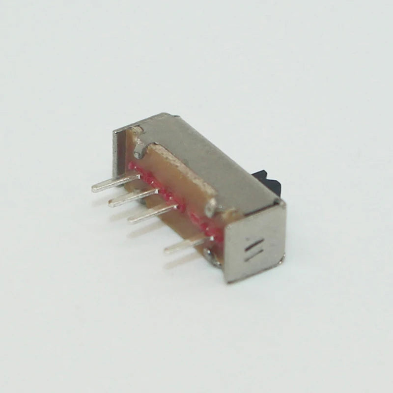 10Pcs SS13D07VG2 4 Pin 3 Position 1P3T Vertical Slide Switch 2mm