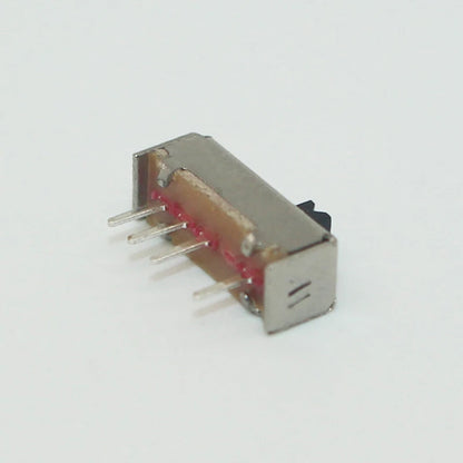 10Pcs SS13D07VG2 4 Pin 3 Position 1P3T Vertical Slide Switch 2mm