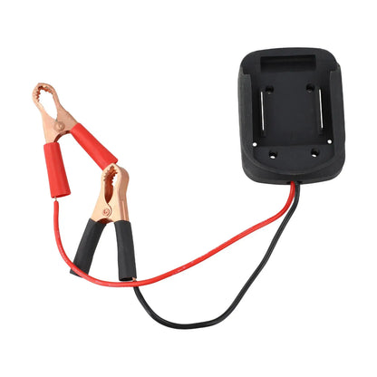 BL1830 Replacement Battery Adapter Jump Starting Batteries Strong Grip Clamps Booster Battery Cables Easy To Use For BL1815