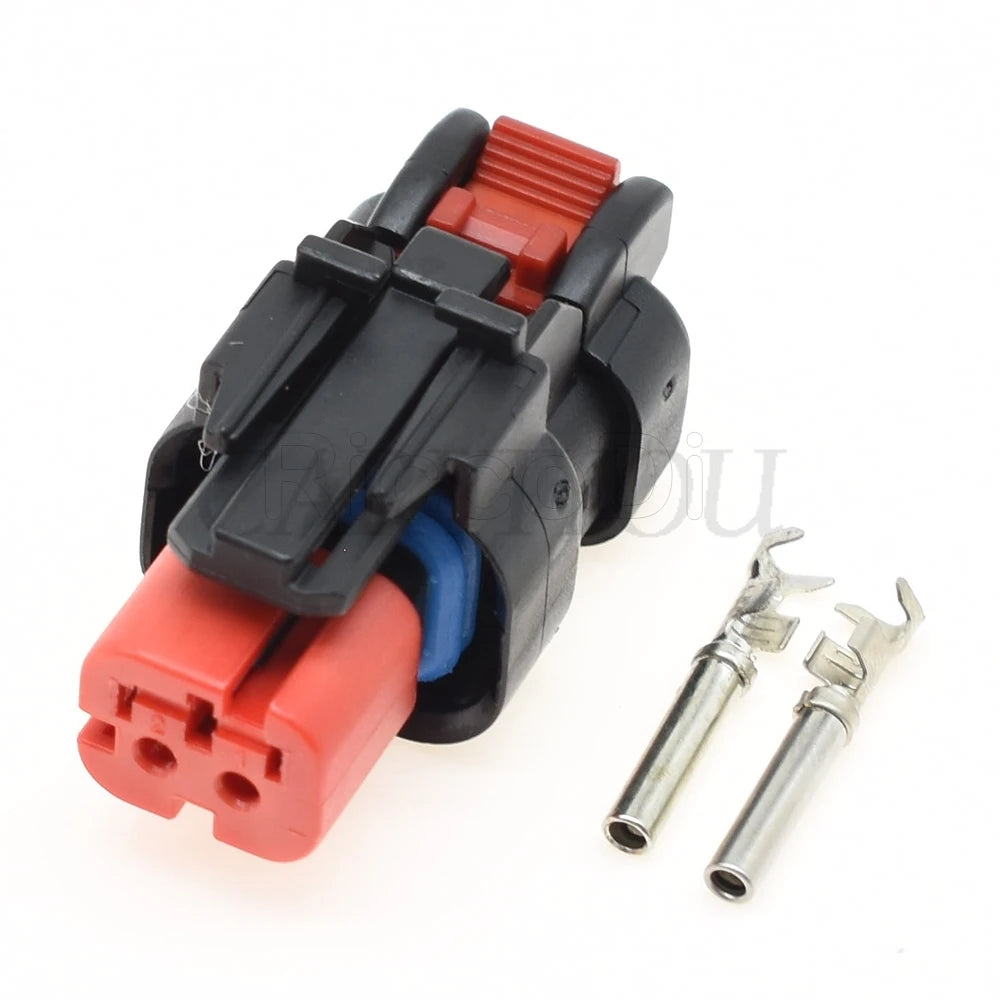 2 Pin Excavator Engine Injector Wiring Harness Connector Male and Female Plug Compatible with 776427-3 / 776534-1