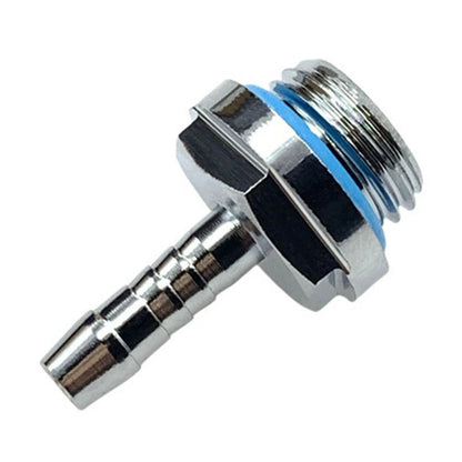 Water Cooling Barb Fitting 2-Touch G1/4 Thread Hose Pagoda Connector with Waterproof Sealing Ring, 4–14mm