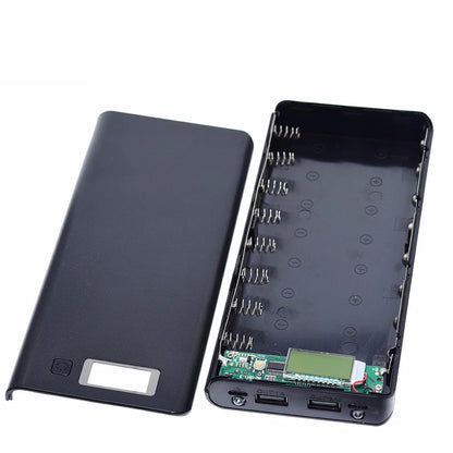 5V Dual USB 8x18650 Battery Box DIY Power Bank Case for Mobile Devices