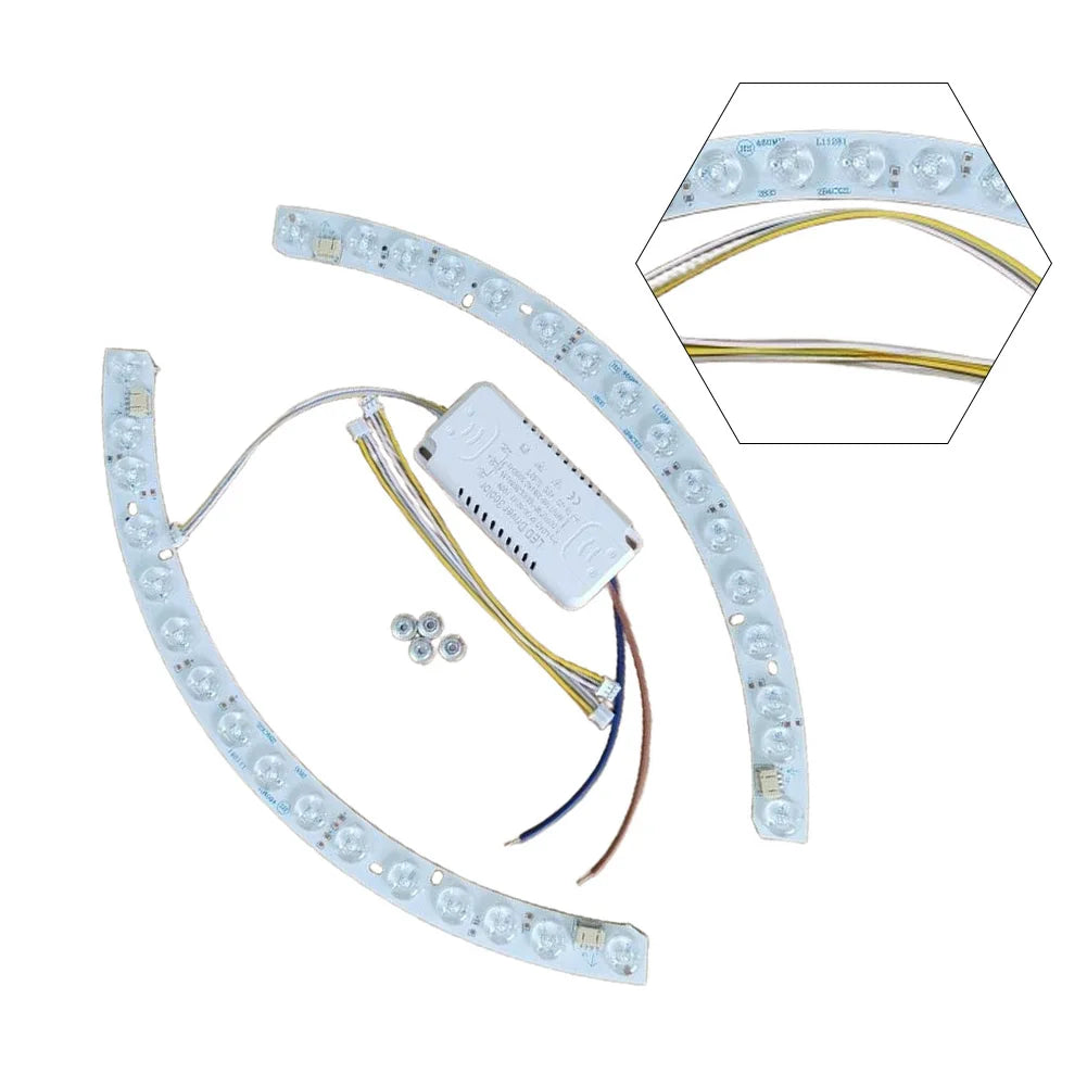 Ceiling Fan Light Source Curved LED Light Strip With LED Lens Light So ...