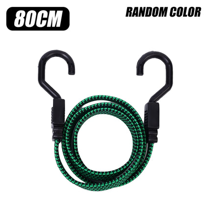 Motorcycle Bungee Cord Luggage Strap with Steel Hooks Cargo Tie Down