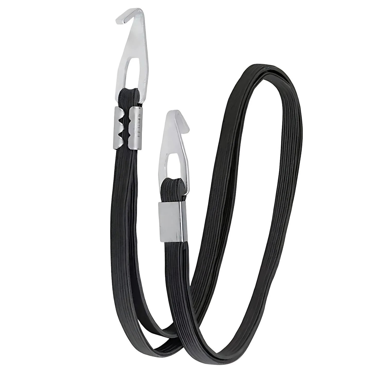 Motorcycle Luggage Strap with Aluminum Hooks Adjustable Flat Bungee Cord for Helmet Saddlebag Tie Down Elastic Cargo Rope 92cm