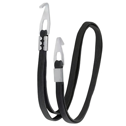 Motorcycle Luggage Strap with Aluminum Hooks Adjustable Flat Bungee Cord for Helmet Saddlebag Tie Down Elastic Cargo Rope 92cm