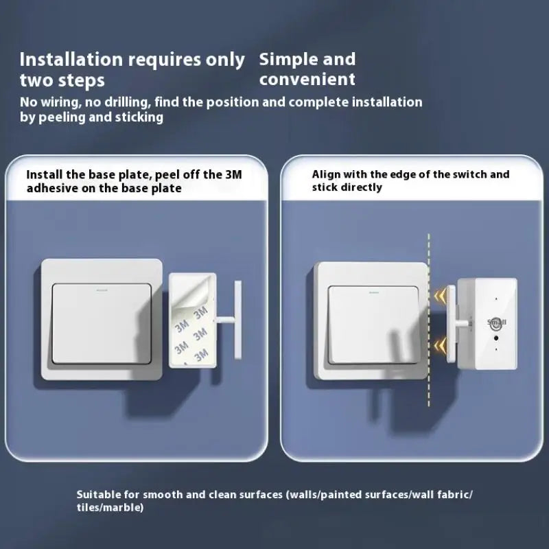 1set USB Rechargeable Lazy Remote Control Switch Wireless Control Light SOff Tool Automatic Button Pusher Intelligent