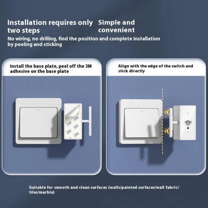 1set USB Rechargeable Lazy Remote Control Switch Wireless Control Light SOff Tool Automatic Button Pusher Intelligent
