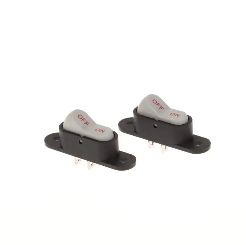 1/5PCS White 2 Pin Light ON/OFF 250V 6A AC AMP 125V 10A Electric Wok Home Start Switch Boat Button Switch