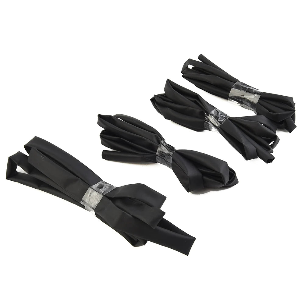 Set of 4 Heat Shrink Tubes for Electrical Wiring Each 1 Meter Sizes 3mm 4mm 5mm 6mm Used for Insulation and Repair