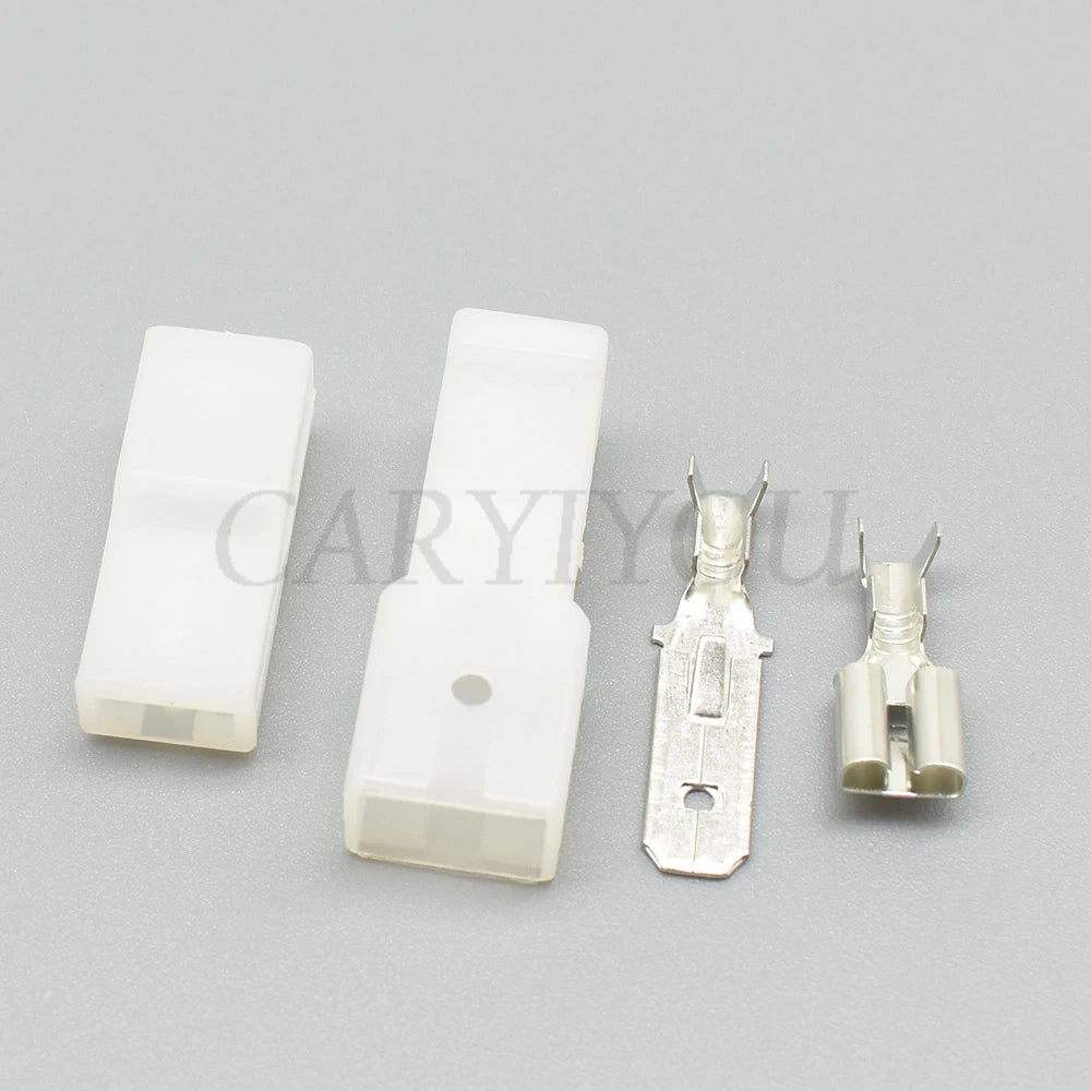 1 Pin 6.3mm Connector 16971976A 161971990B DJ7018-6.3-11/21 Female Male with Terminals