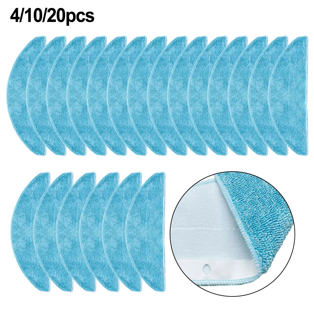 Washable Reusable Mop Cloth Pads for Conga 7490 & 8290 Immortal Series Vacuum – Efficient Floor Cleaning Accessories