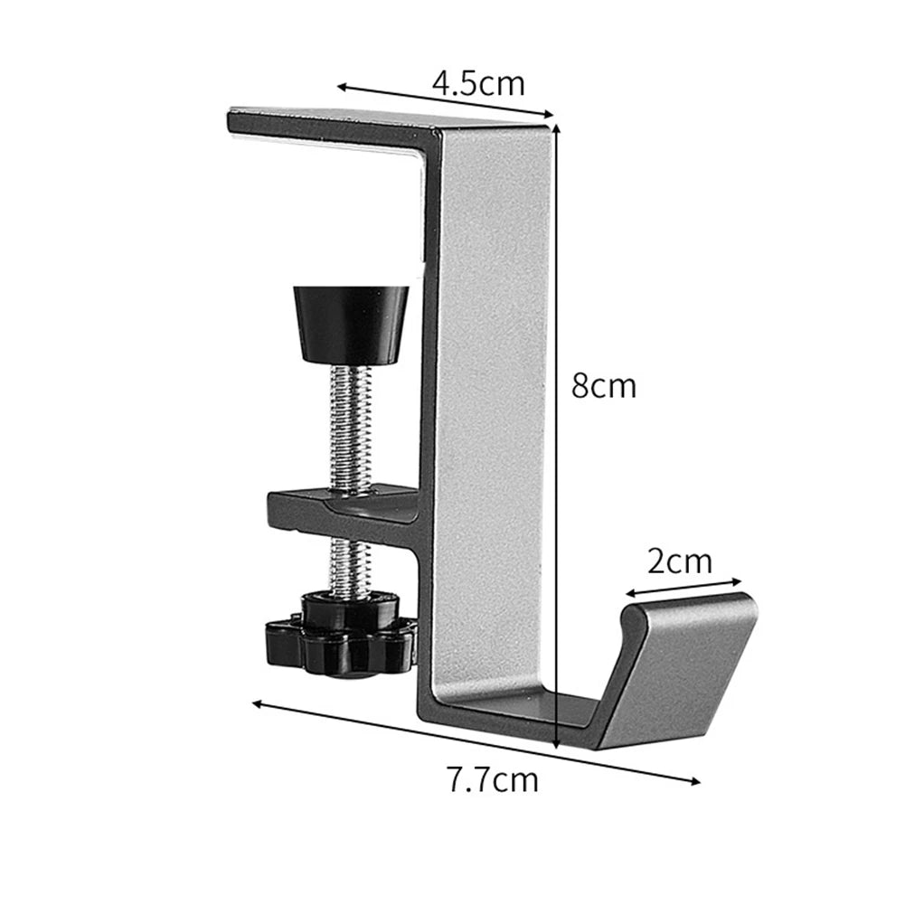 Adjustable Hanger Headphone Holder Organize Space Keep Bags Off Floor Easy Installation Lightweight And Portable Non-Slip Design