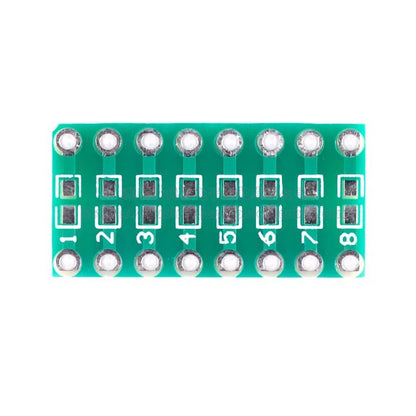 5pcs SMT to DIP Adapter Board Kit for 0805 0603 0402 Capacitors, Resistors, LEDs 2.54mm Pitch FR4 PCB