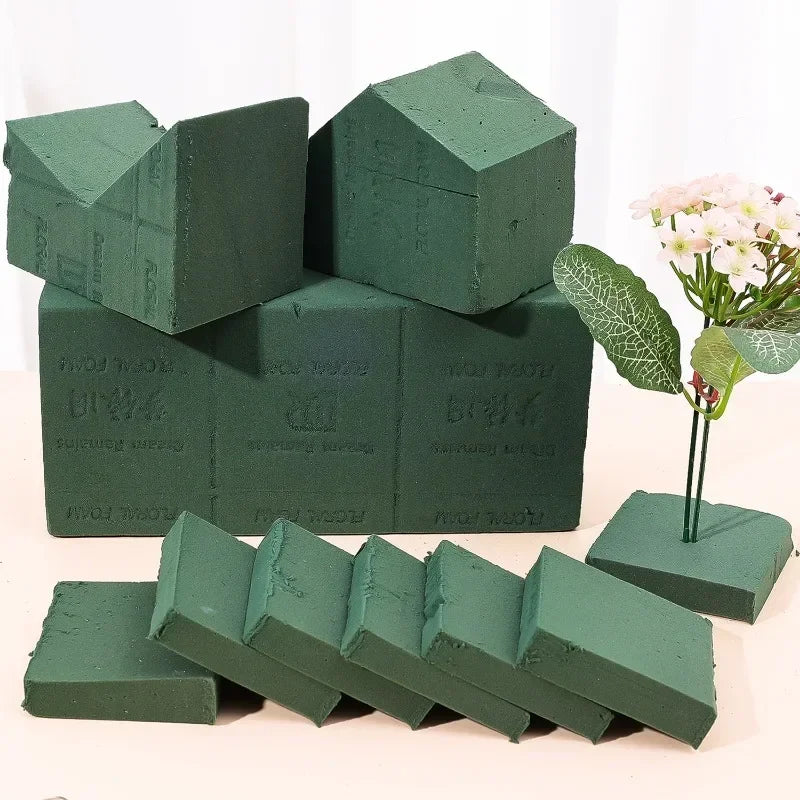 Floral Foam Blocks for Flower Arrangement Dry & Wet Use 6/1PCS