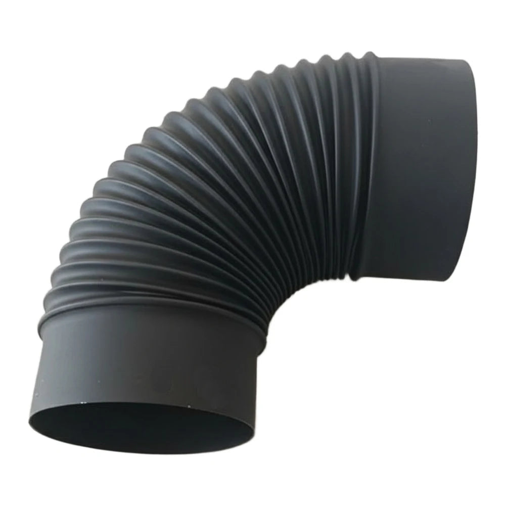 Stainless Steel Elbow Pipe 90 Degree Angle for Fireplace and Stove to Optimize Smoke Flow and Ventilation Setup