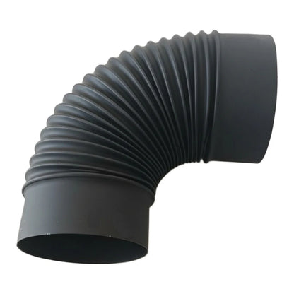 Stainless Steel Elbow Pipe 90 Degree Angle for Fireplace and Stove to Optimize Smoke Flow and Ventilation Setup