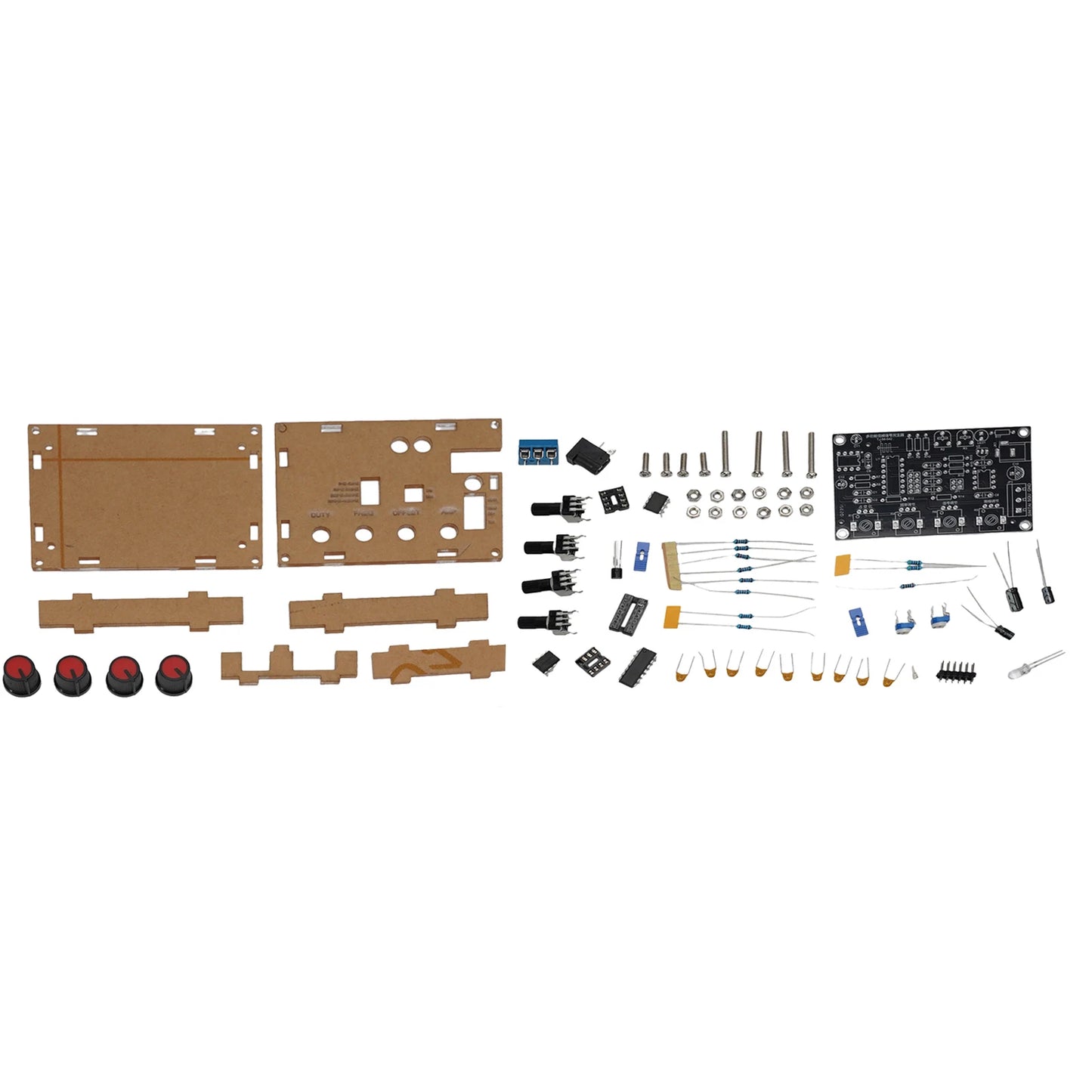 Professional Level Signal Generator DIY Kit featuring ICL8038 for Creating Sine Triangle and Square Waves Easily