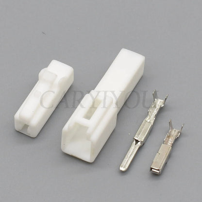 Starter Auto Wiring Harness Connector Male and Female Housing Plug Assembly Compatible with 7283-1010 / 7282-1012 / MG641199 / MG651194