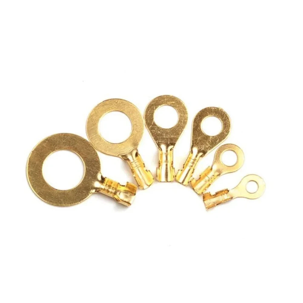10.0mm 20pcs Ring Eye Terminal Different Sizes 150PCS Brass Material Manual Measurement Slight Measurement Deviation