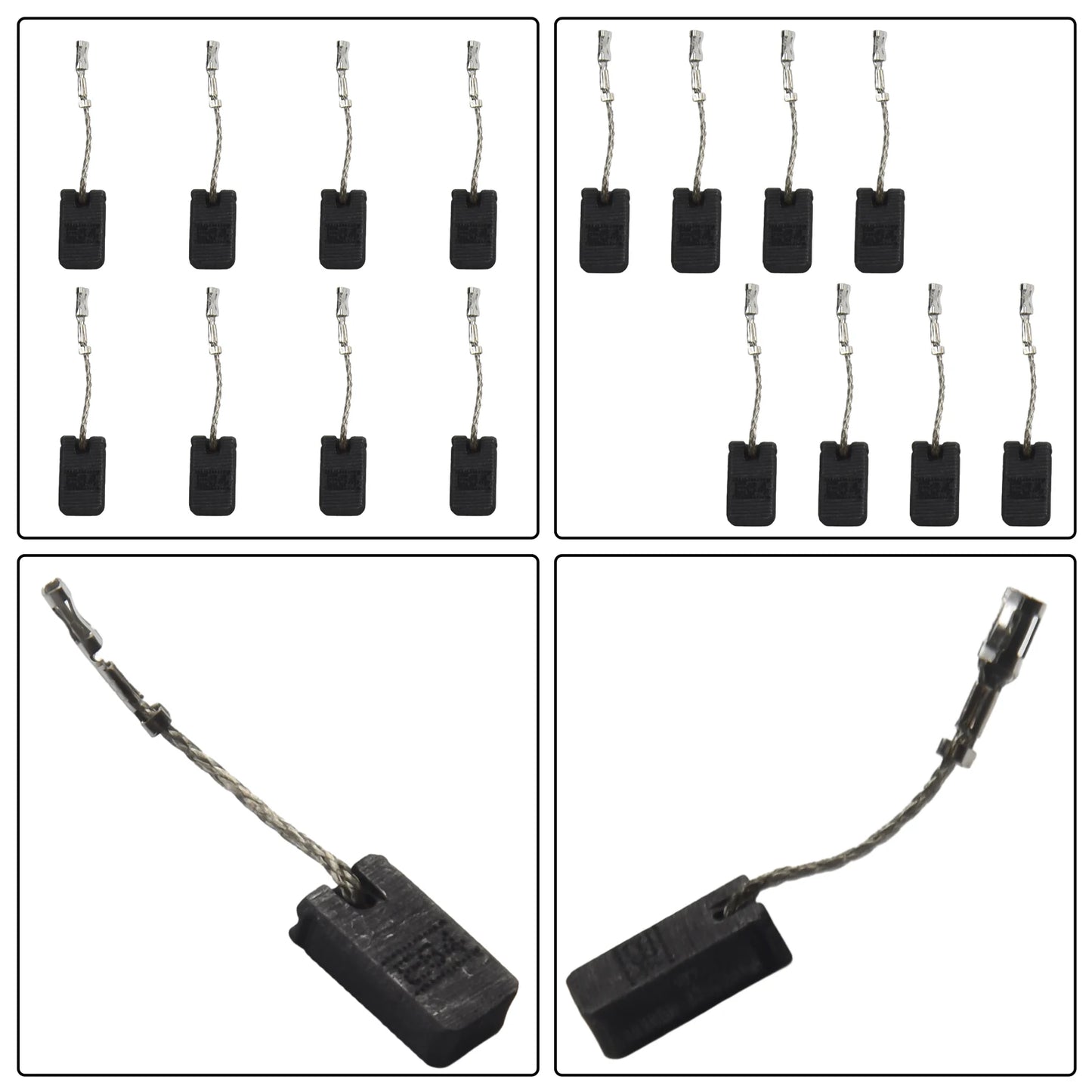 Set of 8 Carbon Motor Brushes for Bosch GWS 1000 1100 1400 10 11 14 15125 Long Lasting Performance and Reliability