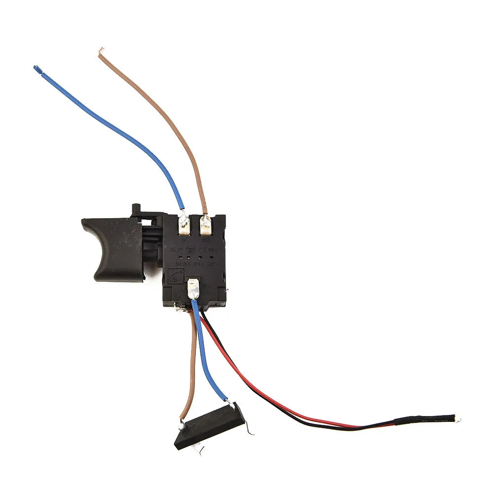 Cordless Drill Control Switch Electric Drill Trigger Switch 16A For Impact Wrenches Power Tool Trigger Switch DC 7.2-24V