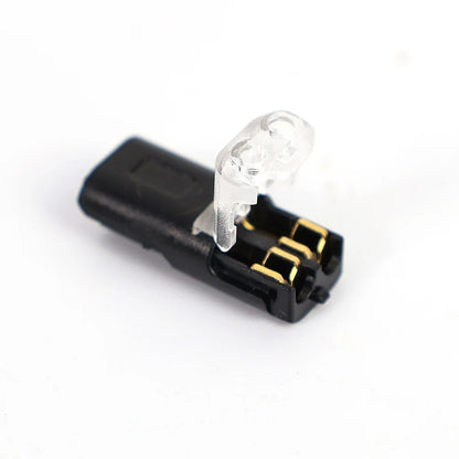 2 Pin Automotive Waterproof Connector Wire Terminal ABS 18-22AWG 300V 10A