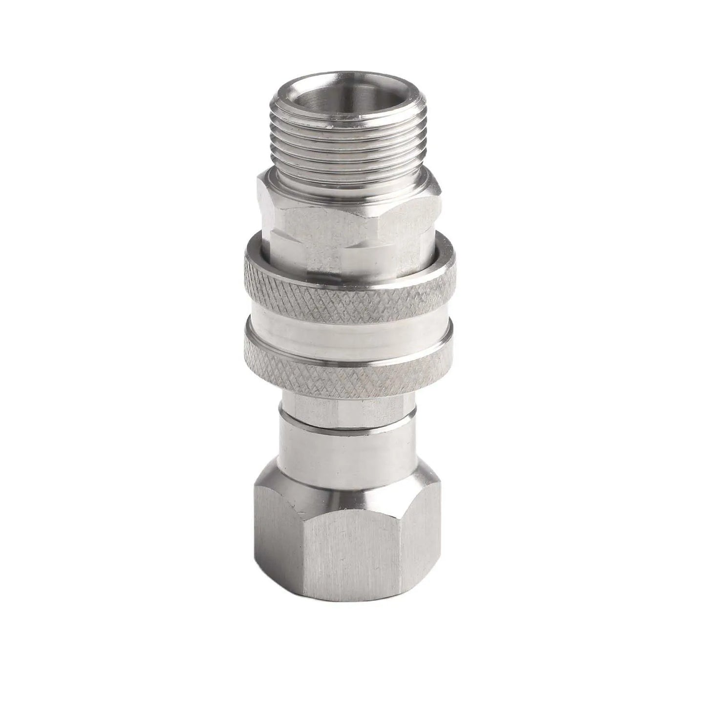 Pressure Washer Adapter Kit — 360° Rotation Male &amp; Female Quick Connector Set, Rust-Resistant Fittings