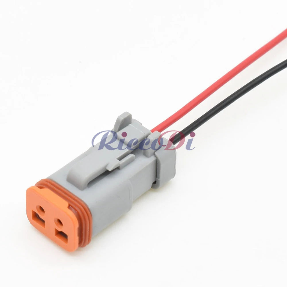 2 Hole Automotive Car Plug Female Socket Connector with Terminals Compatible with DJ7022HA-1.5-21