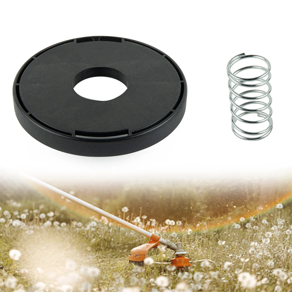 Spring Spool Cap Set 97.2*28.7mm Grass Trimmer Kit Plastic Replace Replacement Brand New High Quality Material