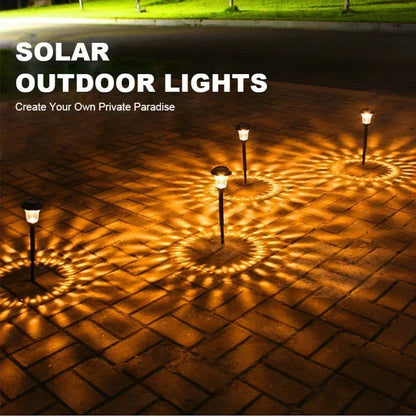 Solar Pathway Garden Lights Outdoor Waterproof LED