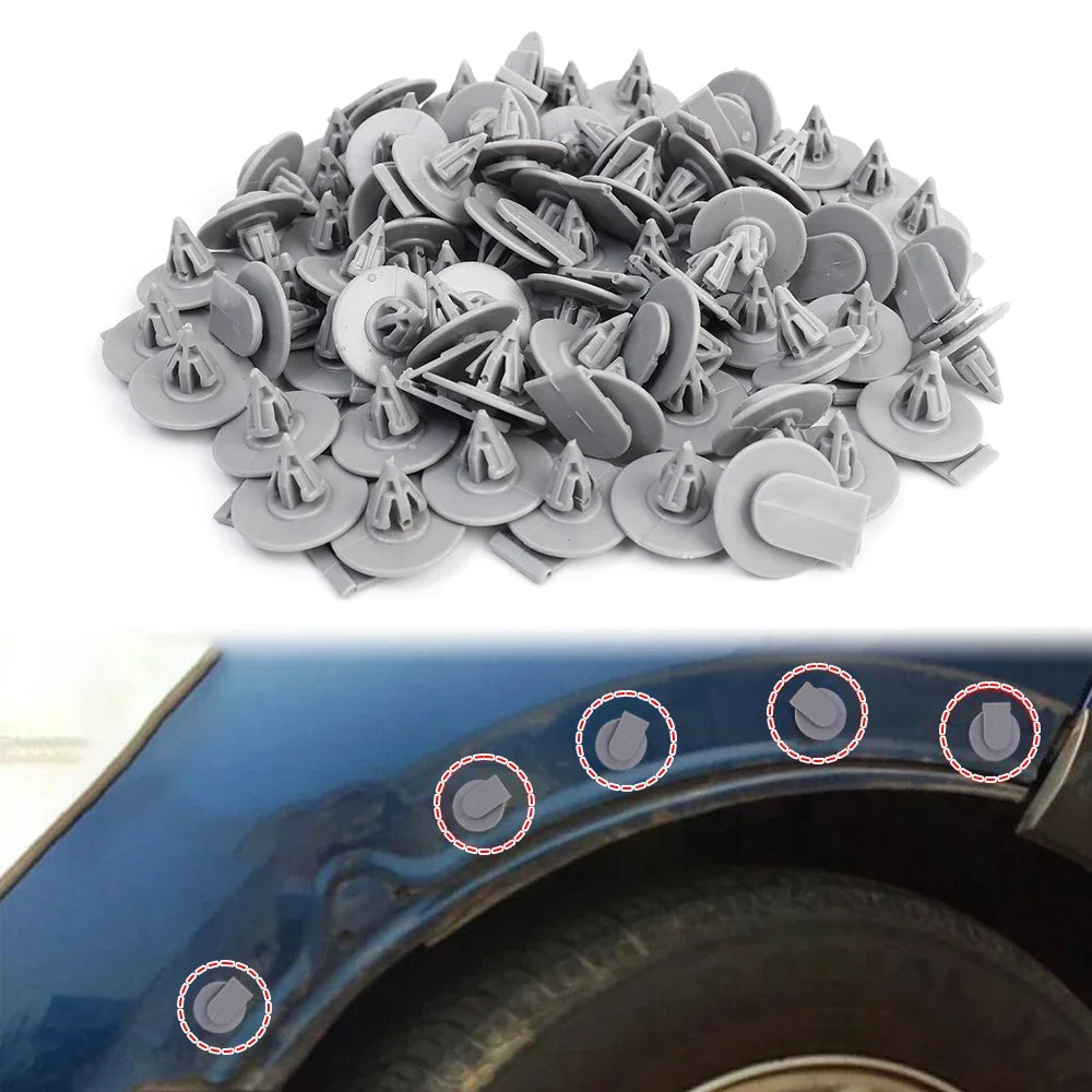 Car Fender Plastic Rivet Clip — Wheel Arch Trim Clips Fastener for BMW Mini R50 R53 10/50pcs