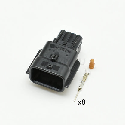 7282-8855-30 / 7283-8855-30 Automotive 8-Pin 0.6mm Waterproof Connector — Female Male Sealed Plug for Toyota